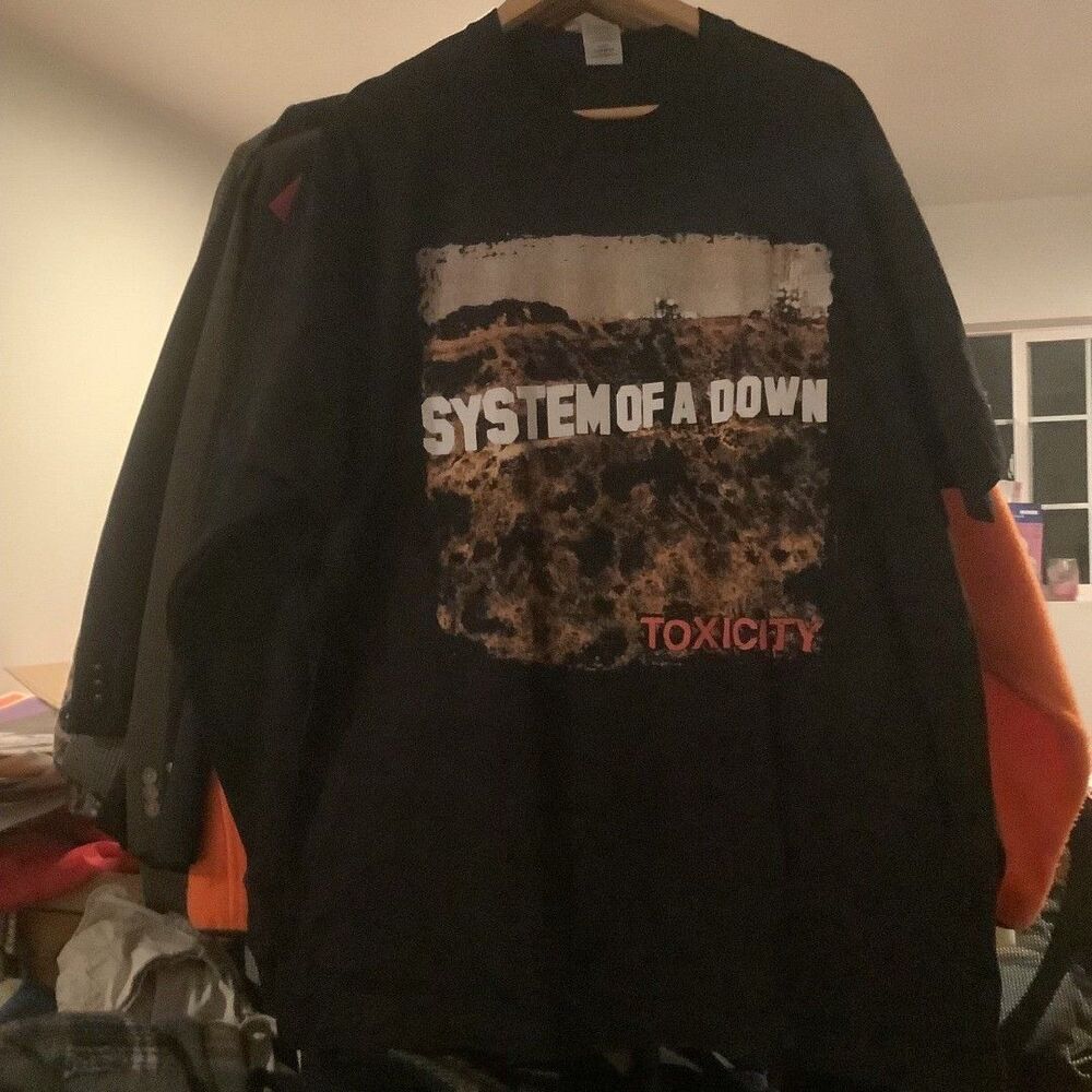 RARE system of a down toxicity shirt Tee T-shirt Size XXl Extra Large Ds New